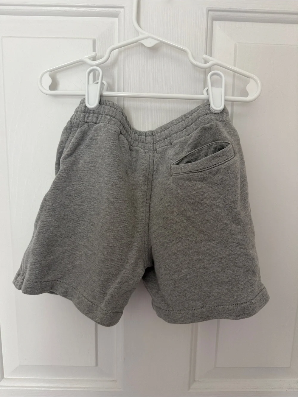 Ralph Lauren Gray Knit Shorts with Navy Polo Logo
